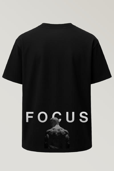 huuq wear Unisex Fokus Masculine T-Shirt 100% Cotton