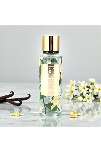 V.V LOVE Spray de corp cu vanilie 250 ml - spray de corp cremos și delicat