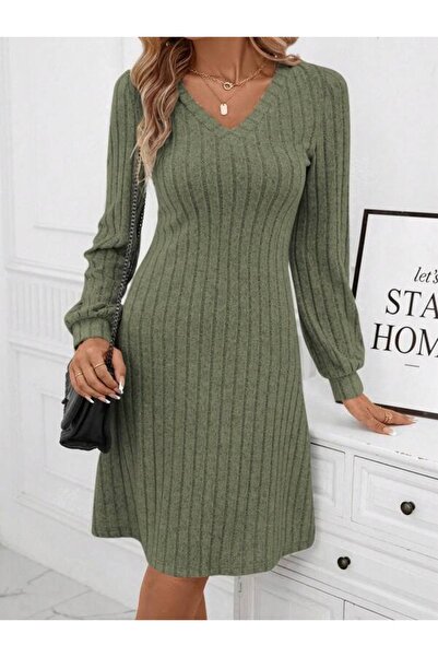 Iuliashop Short Dress Mads Khaki - M