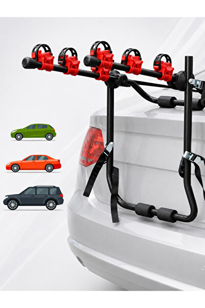 FADAKWALT Bicycle Carrier for Car, Trunk Mount Bike Rack for Up to 3 Bikes, A...