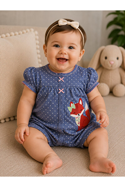 greenmoss 100% Cotton Cute Characters Summer Baby Girl Romper