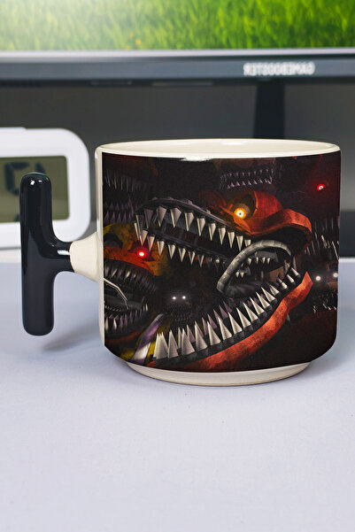 ZipZap Five Nights at Freddy's Printed Ceramic Luxury Mug (1 Piece) T-Shaped ...