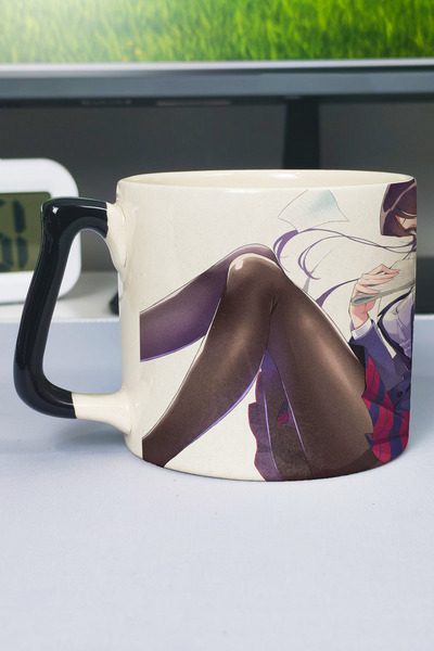 ZipZap Komi Can'T Communicate Anime Printed Ceramic Luxury Mug (1 Piece) Cust...