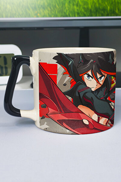 ZipZap Kill La Kill Anime Printed Ceramic Luxury Mug (1 Piece) Custom Black H...