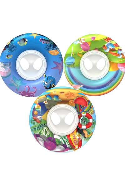 Zenorius Inflatable Ring for Children 60cm with Pantyhose, Girl and Boy, Diff...