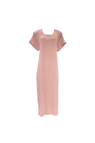 Generic Women's Cey Fabric Abaya Inner Dress | Modest Maxi Dress | Short Slee...