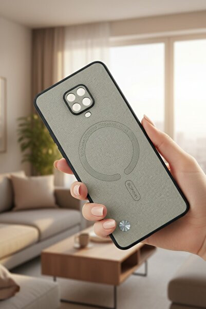 batuteknoloji Redmi Note 9 Pro-Note 9S MagSafe Görünümlü Karbon BTU Silikon K...