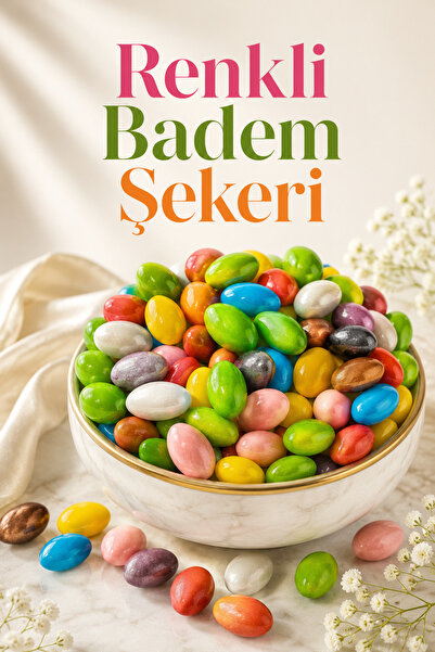 Şener Renkli Badem Şekeri 200 Gr