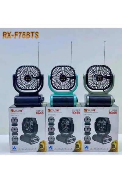 OEM Portable Solar-Charging Fan with Integrated FM Radio – Ideal for Camping,...