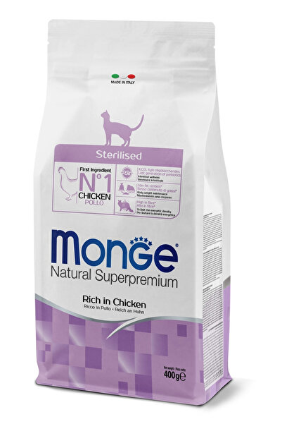 Monge Sterilised Tavuklu Kısırlaştırılmış Kedi Maması 400 Gr