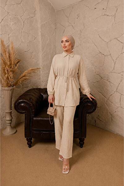 MODAEFA Modern Cut Double Suit with Adjustable Waist