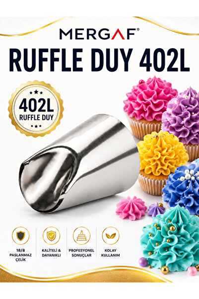 MERGAF RUFFLE DUY + 2 Adet Şanti Torba NO: 402L