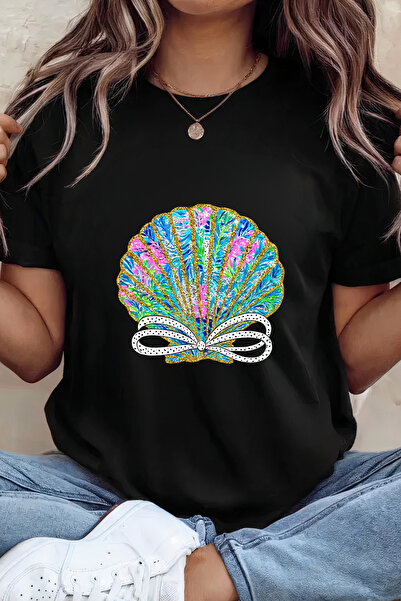 Sarah's Boutique Women's T-shirt – 100% cotton – Glitter Shell