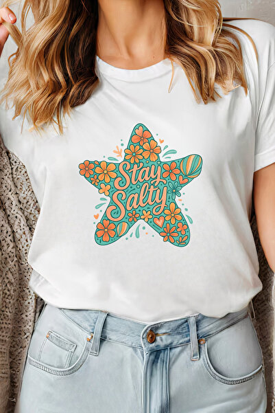 Sarah's Boutique Women's T-shirt – 100% cotton – Stay Salty