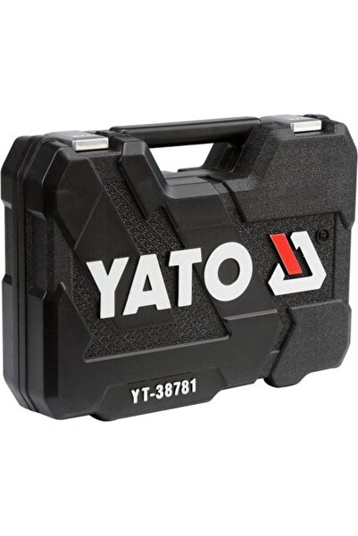 yato Set de chei tubulare 82 piese, 38781, 1/4 " și 1/2 "