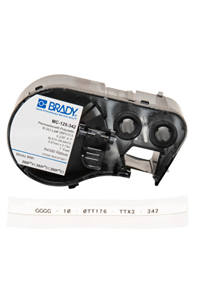 Brady MC-125-342 PermaSleeve® Heat Shrink Wire Marking Sleeves