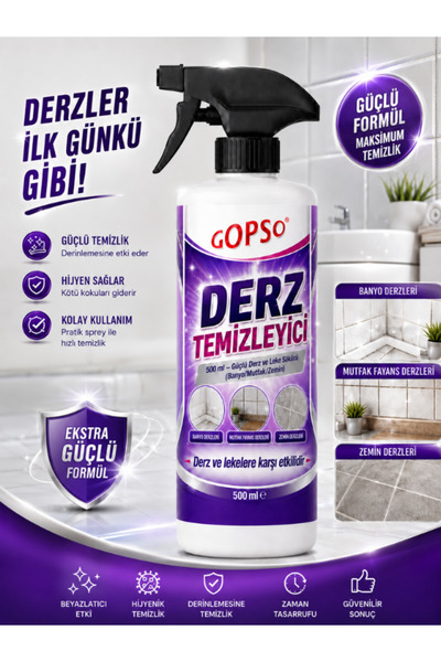 Gopso 2'li Derz Temizleyici Sprey 500 ml -