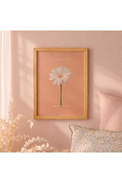 Evidea Deco Papatya Duvar Panosu - Renkli - 30x40 cm