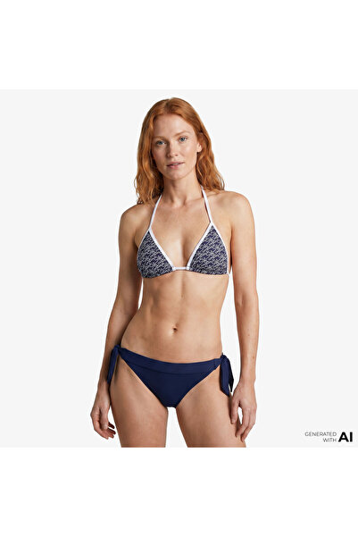 Tommy Hilfiger Essentials Kadın Lacivert Bikini Üstü