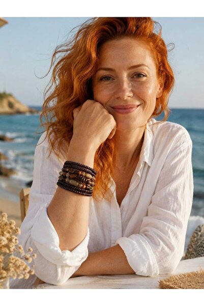 cleopatra takı aksesuar Mahpeyker Handmade Multi-Row Bohemian Women's Bracelet