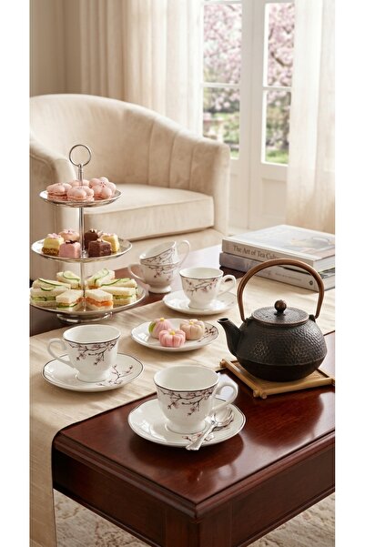 Generic Elegant Floral Pattern Coffee and Tea Cup Set –
