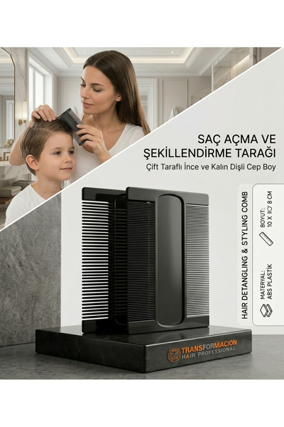 Transformacion 2 ADET Okul Öncesi ve Çocuklar İçin Sık Dişli Plastik Bit Tara...