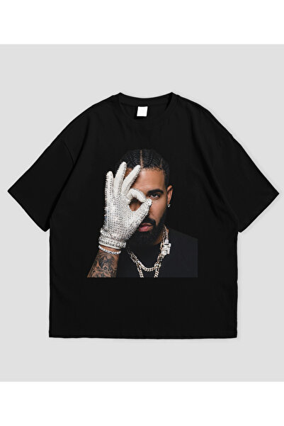 Grafftee Clothing Drake Iceman Printed Unisex Oversize T-Shirt