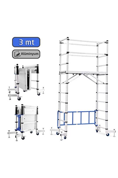 Titi 504340 Alüminyum Teleskopik İskele 300 cm