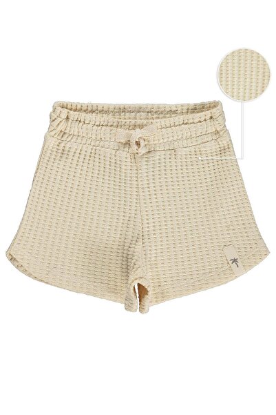 Civil Boys Basic Waffle Shorts for 2-5 Years - Brown