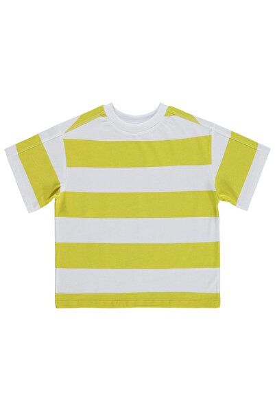 Civil Boys Basic Striped T-Shirt for 2-5 Years Old - Yellow