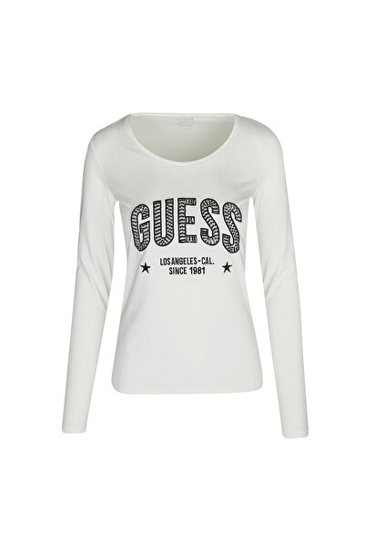 Guess Womens Long-Sleeve Mirela Tee S