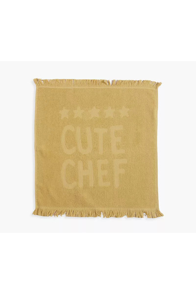 Nef Nef Homeware Πανί ποτηριών Cute Chef 50Χ50 Nef-Nef Homeware - 131-Κίτρινο
