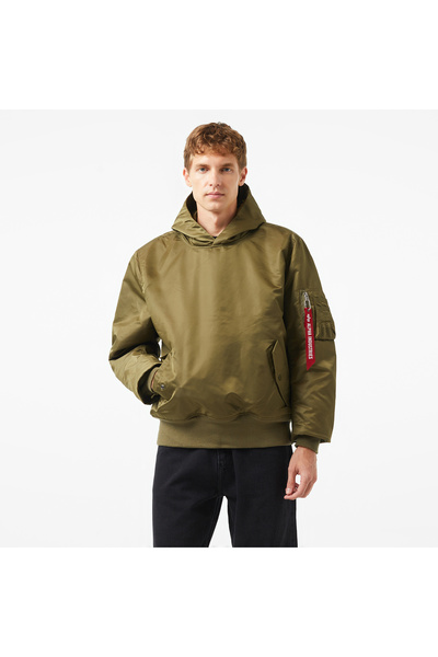 Alpha Industries Pull-Over Hooded Ma-1 Unisex Yeşil Sweatshirt