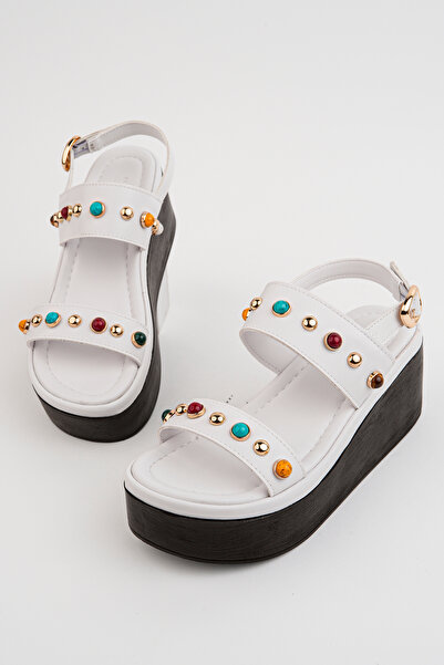 Madam Tarz Tly-522 Padded Sole Beaded Sandals