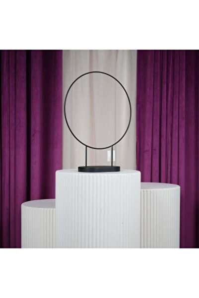 Gifts World Black Round Iron Stand 35 cm - Dramatic Display Holder for Flower...