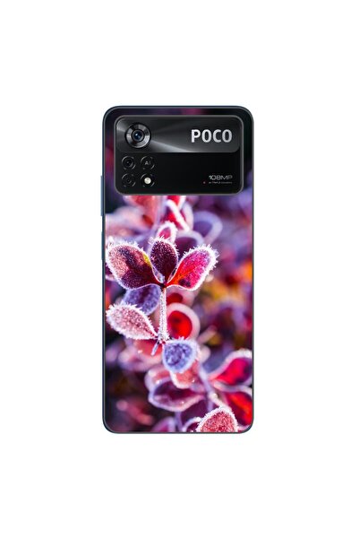 OEM Husa compatibila cu Xiaomi Poco X4 Pro Silicon Gel Tpu Model Flori Inghetate