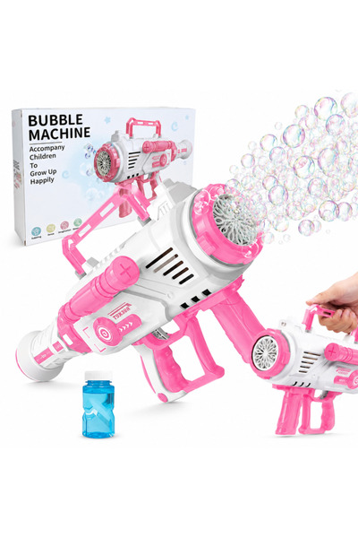 PROCART Pistol profesional de bule cu lumini, sunete și soluție inclusă