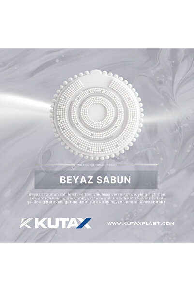 KUTAX Beyaz Sabun Aromalı - Lavabo Pisuvar Süzgeci Koku Giderici