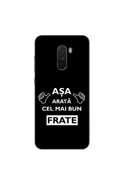 OEM Калъф, съвместим с Xiaomi Pocophone F1, силиконов гел TPU с шарка Best Br...