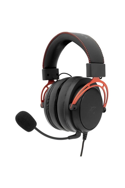 white shark Casti Gaming cu fir GORILLA, Over-Ear, Stereo, 53mm, Microfon Det...