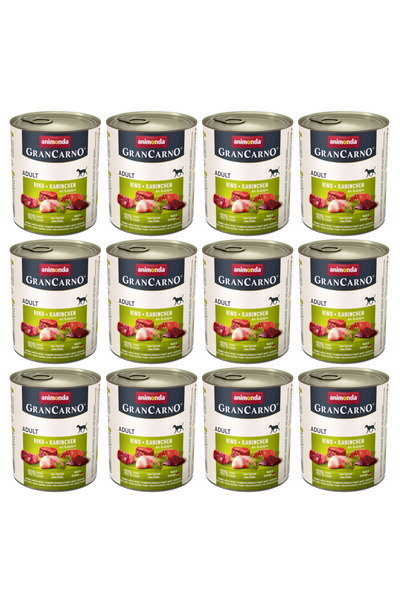 Animonda Grancarno Adult vită și iepure 12x800g