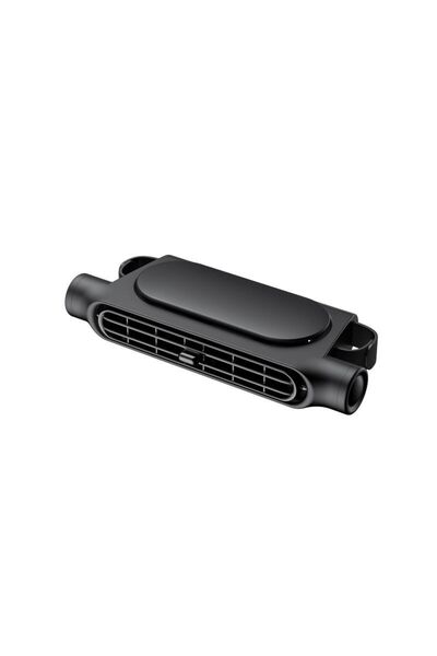 Unbraded مروحة مقعد السيارة باللون الأسود - تعمل بمنفذ USB-C - 3 سرعات للرياح...