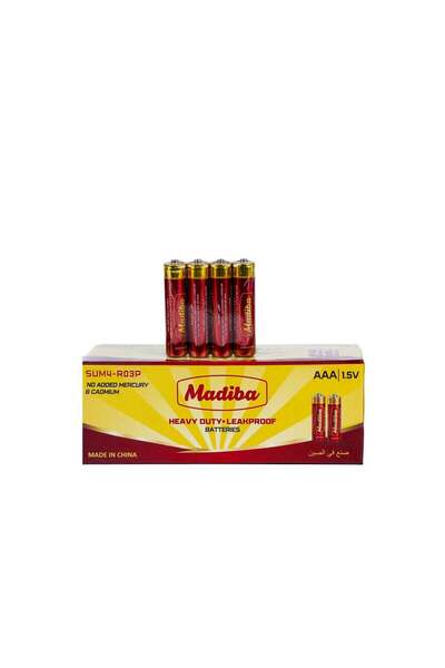 madiba ALUMINIUM JACKET BATTERY AAA-60pc