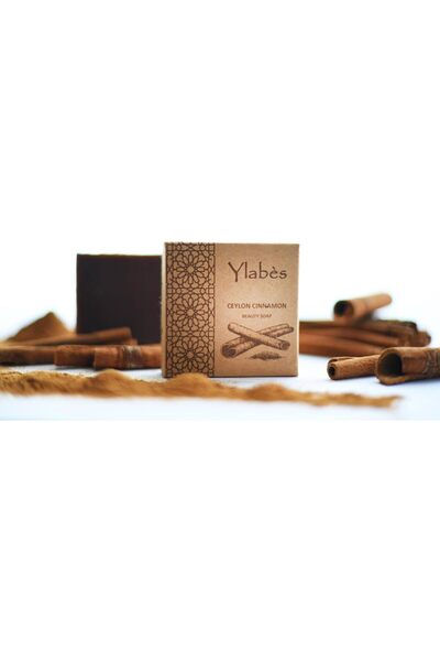 Ylabès صابون طبيعي طازج مصنوع يدويًا - صابون طبيعي نقي بالقرفة مع زيت الزيتون...