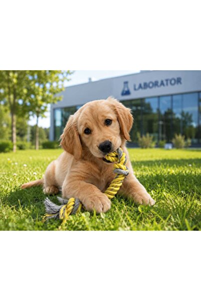 Dog играчка, направена от въже