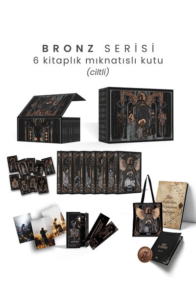Guardian Kitap Bronz Serisi 6 Kitaplık Mıknatıslı Kutu – Ciltli
