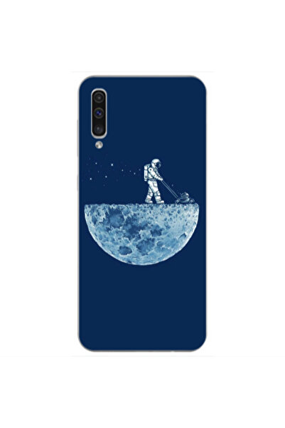 Other Samsung A70 Mowing the moon Transparent Silicone TPU Θήκη