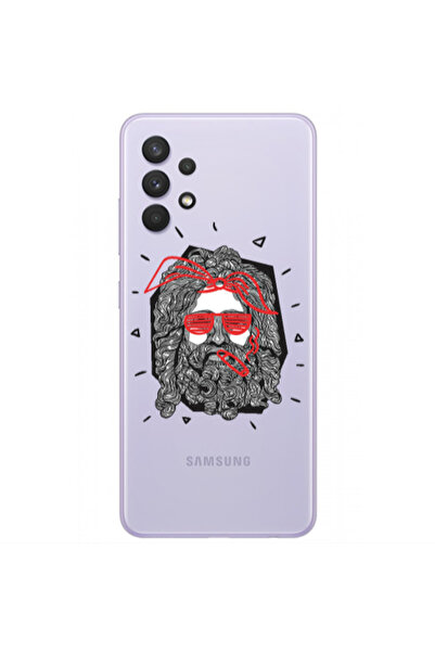 Other Samsung A32 5G Cool glasses Transparent Silicone TPU Θήκη