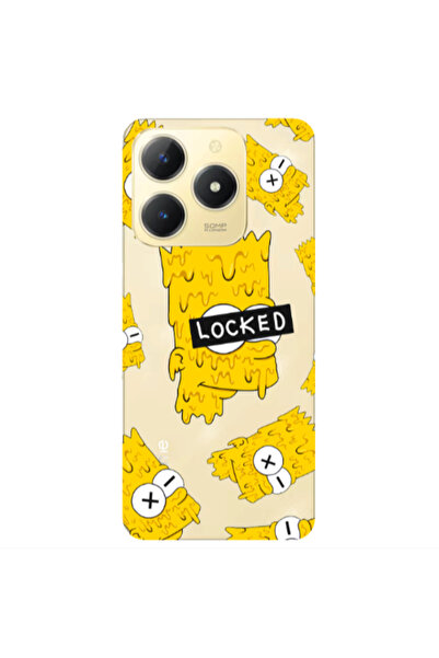 Other Realme C61 Bart Simpson Transparent Silicone TPU Θήκη