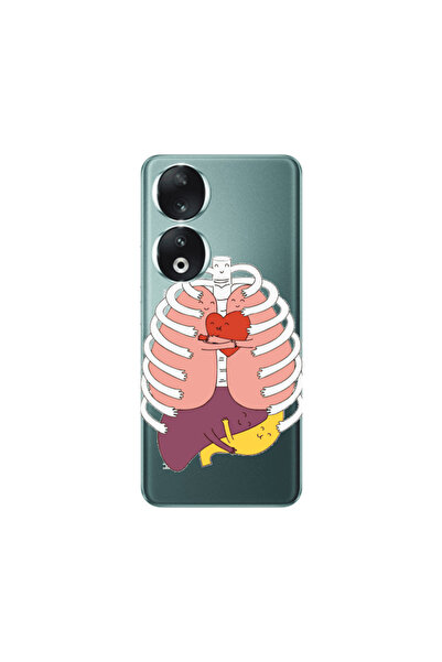Other Honor 90 5G Anatomy Transparent Silicone TPU Θήκη